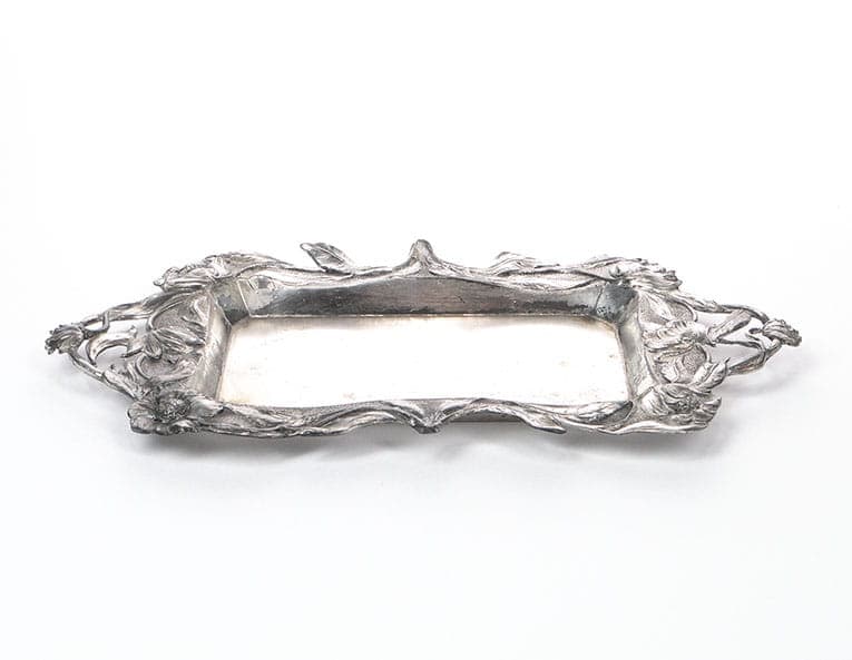 Art Nouveau tray, silver, WMF, Germany, early 20th c.