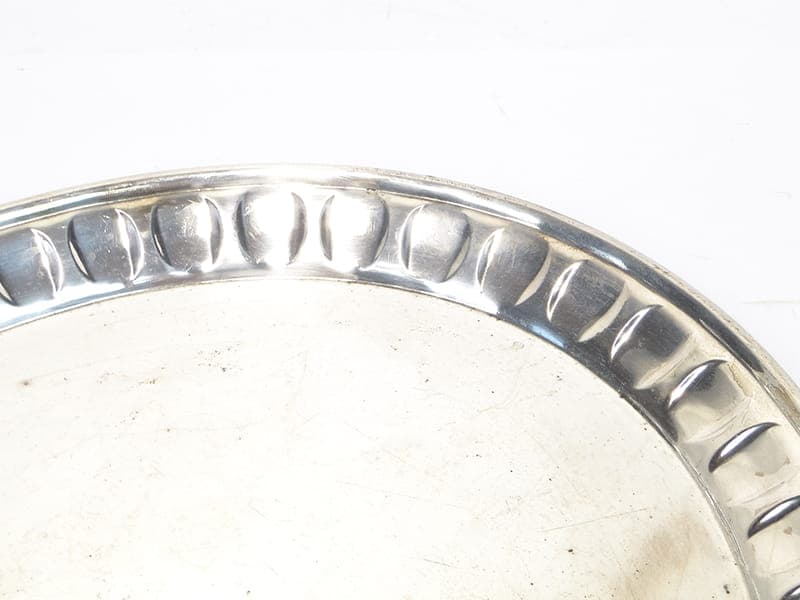 Elliptical Tray Art Deco, silver-plated brass, Sandrik, Czech Republic, 1920s - 360853
