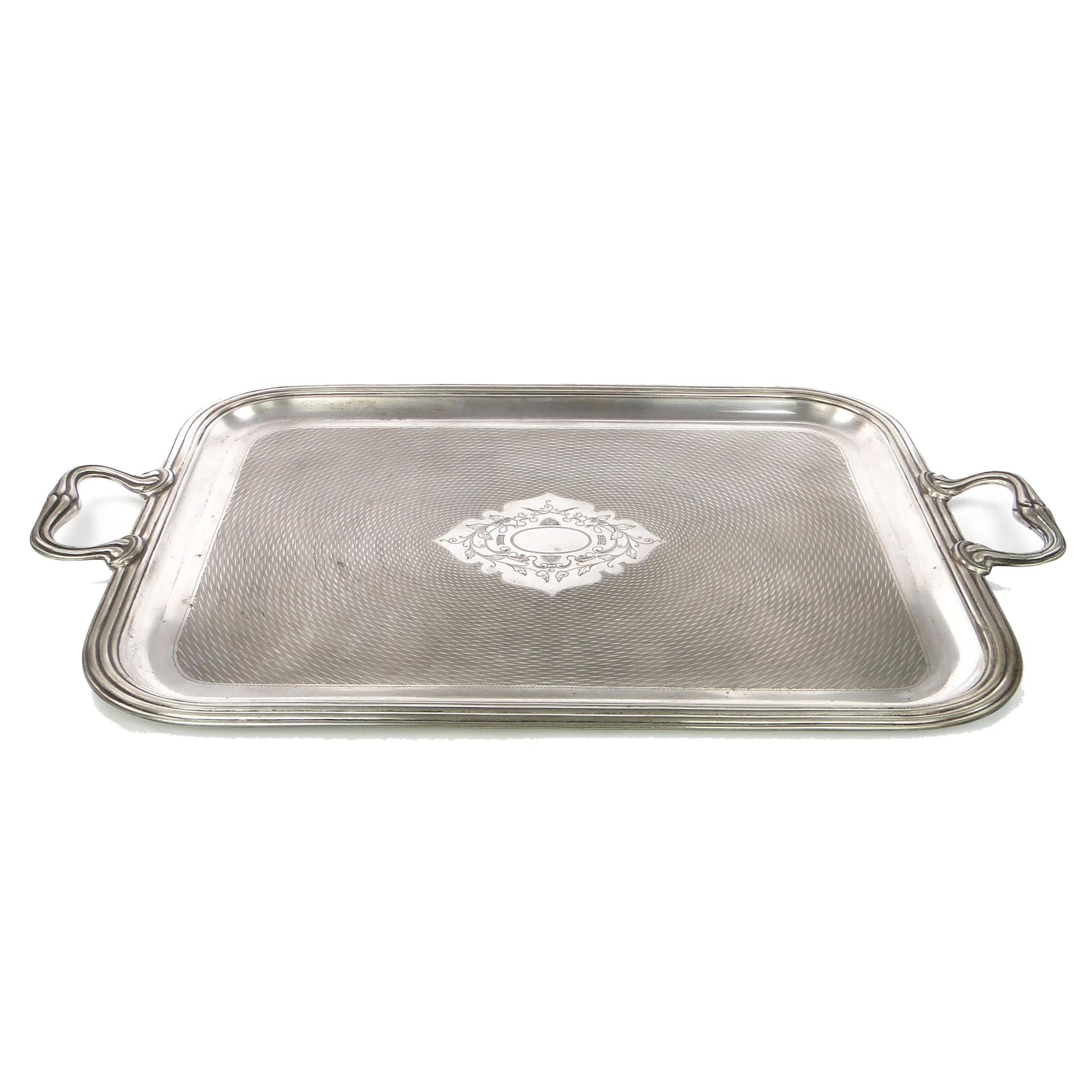 Serving tray, silver, silver-plated brass, Austria, early 20th c. - 360883