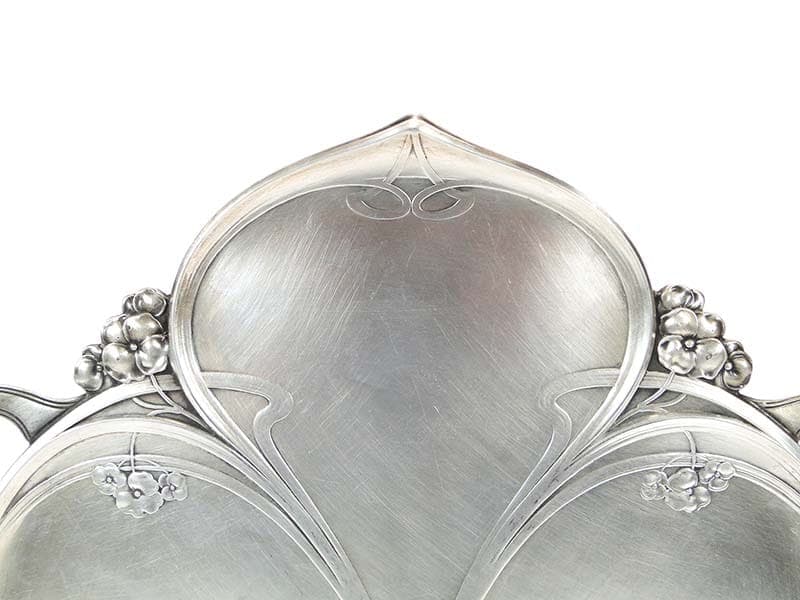 Art Nouveau tray, silver, WMF, Germany, 1900s - 360901