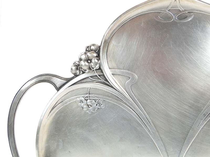 Art Nouveau tray, silver, WMF, Germany, 1900s - 360899