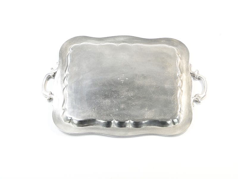 Tray, silver-plated brass, Fraget Warsaw, Poland, 19th c. - 360912