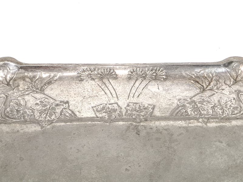 Art Nouveau Tray, matte silver, WMF, France, early 20th c. - 360916