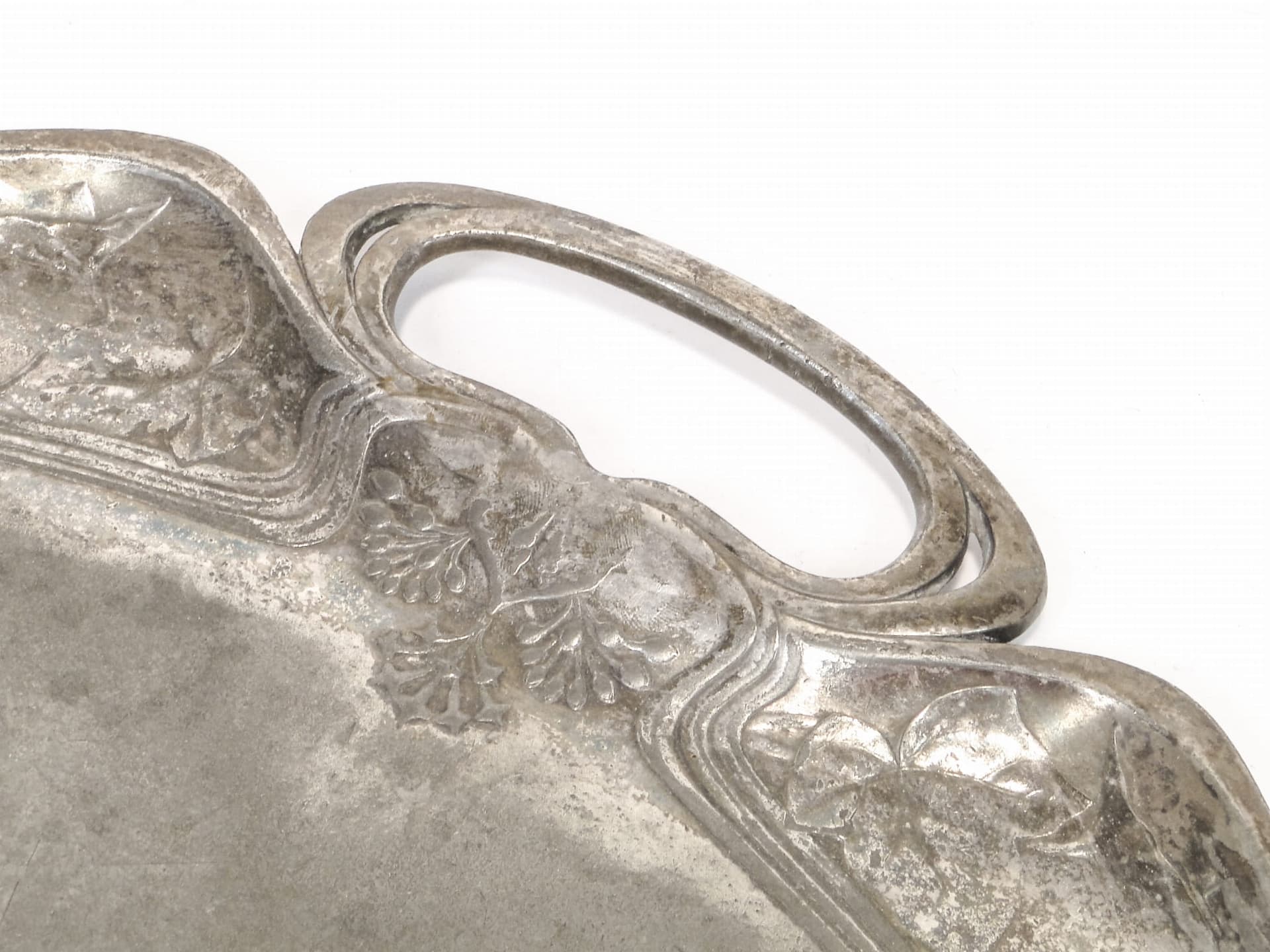 Art Nouveau Tray, matte silver, WMF, France, early 20th c. - 360914