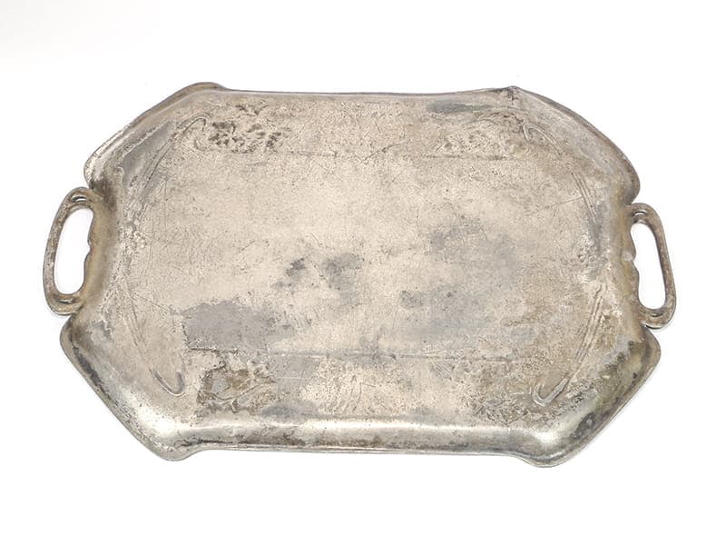 Art Nouveau Tray, matte silver, WMF, France, early 20th c. - 360918