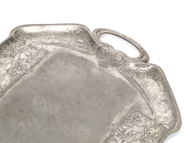 Art Nouveau Tray, matte silver, WMF, France, early 20th c. - 360917