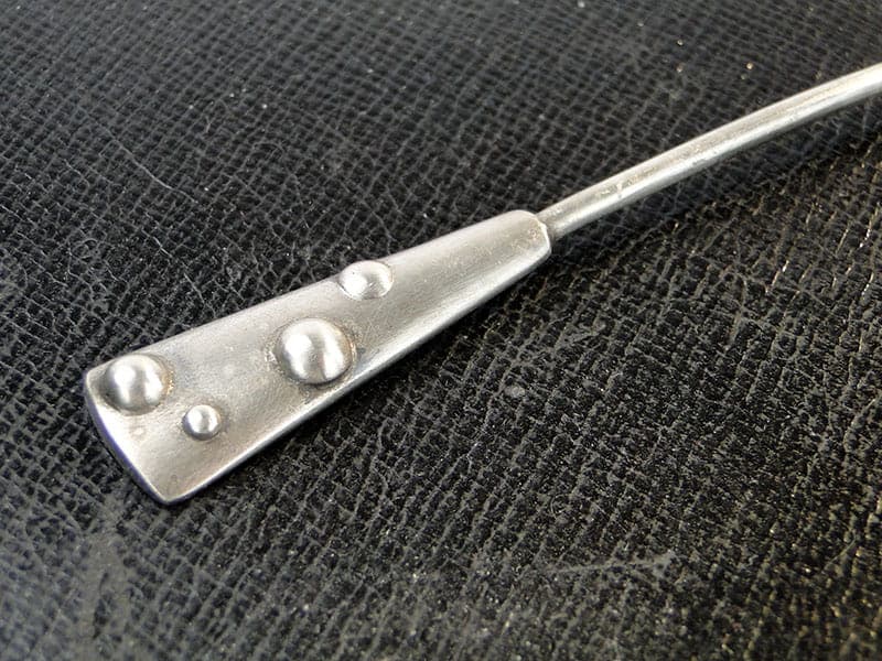 Sugar spoon Krople Rosy, silver silver, Rytosztuka, Poland, 1960s. - 360998