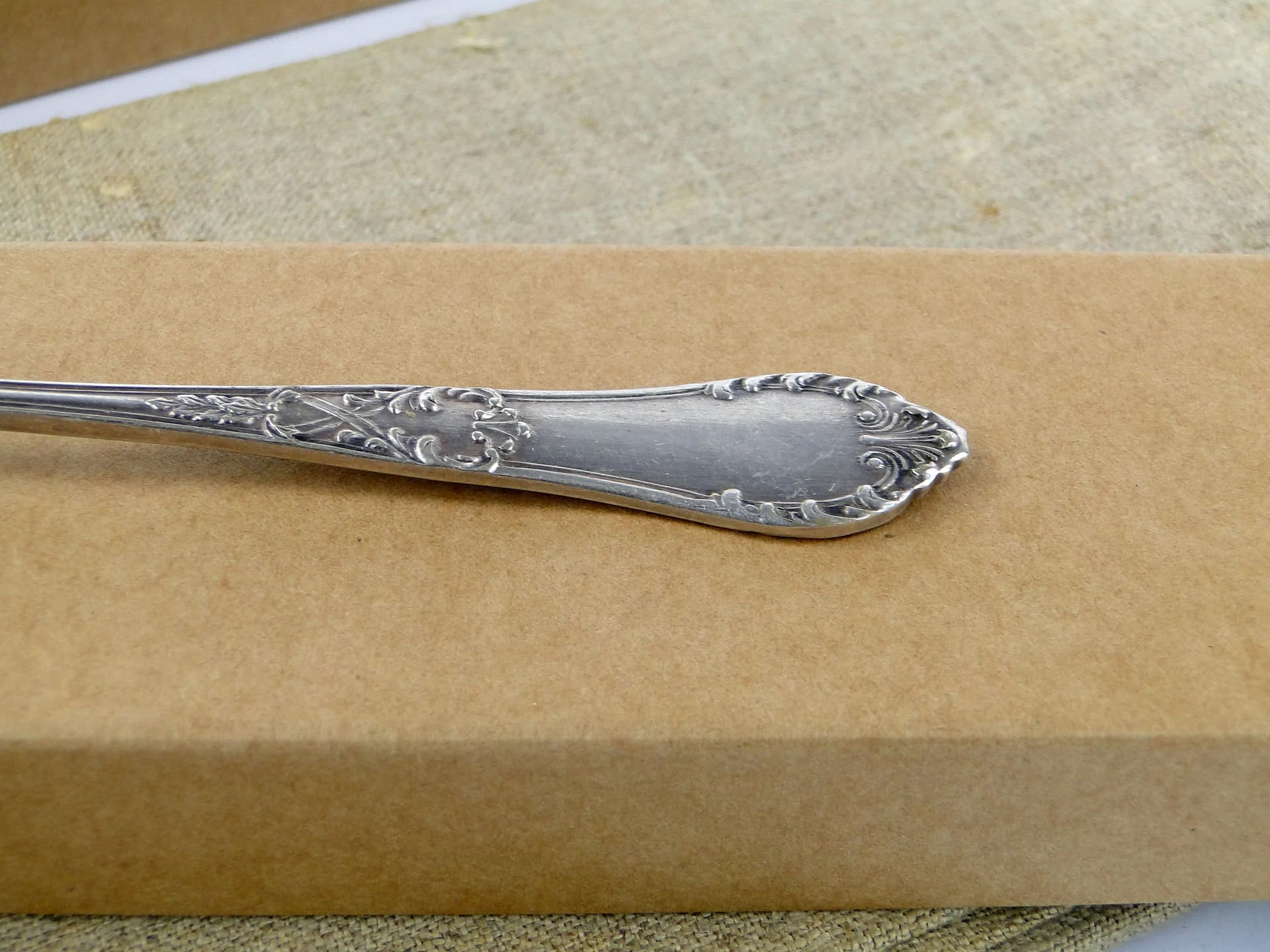 Fish spoon, gold, silver, metal, Fraget, Poland, 1930s. - 361068
