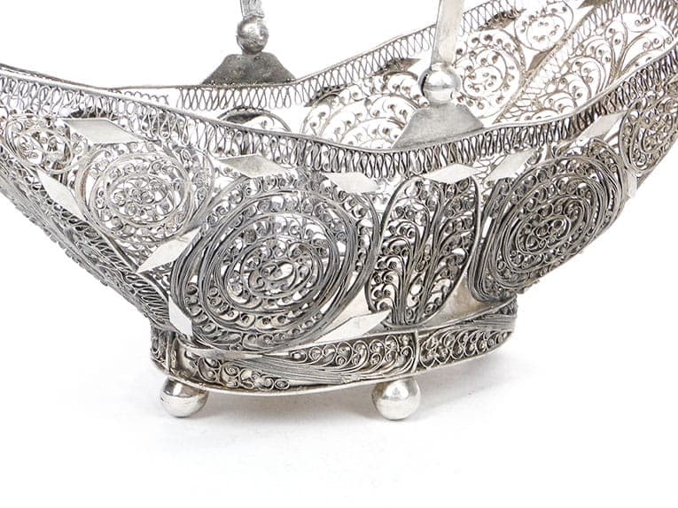 Jardiniere Basket, silver, Grodno, 19th century - 361108
