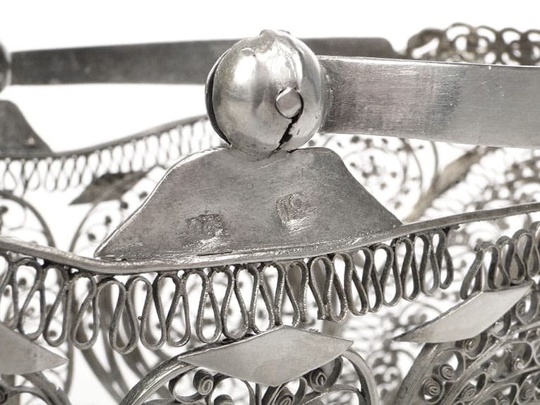 Jardiniere Basket, silver, Grodno, 19th century - 361113