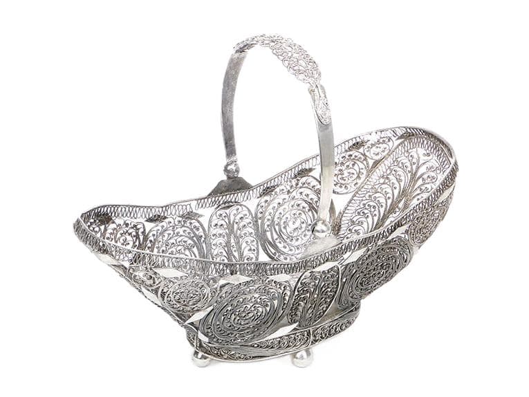 Jardiniere Basket, silver, Grodno, 19th century - 361936