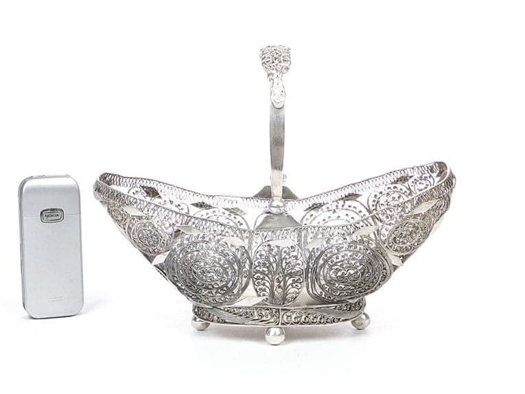 Jardiniere Basket, silver, Grodno, 19th century - 361106