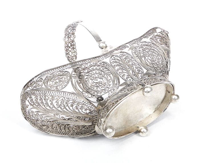 Jardiniere Basket, silver, Grodno, 19th century - 361116