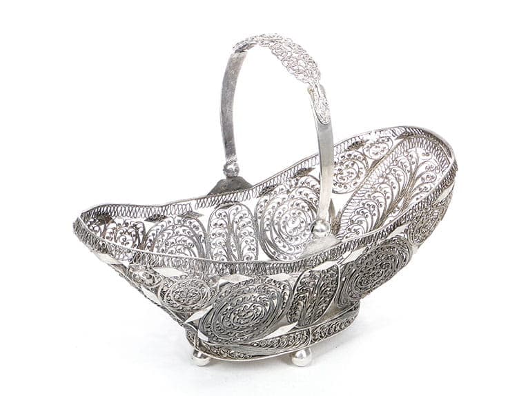 Jardiniere Basket, silver, Grodno, 19th century - 361107