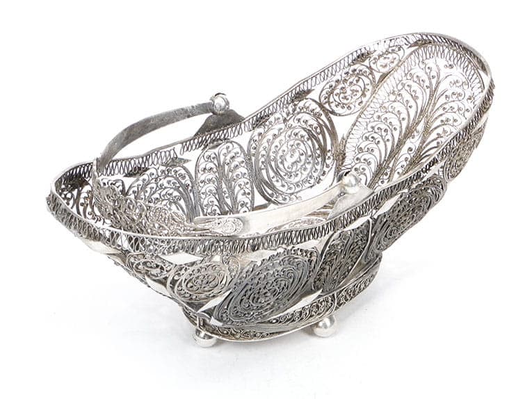 Jardiniere Basket, silver, Grodno, 19th century - 361112