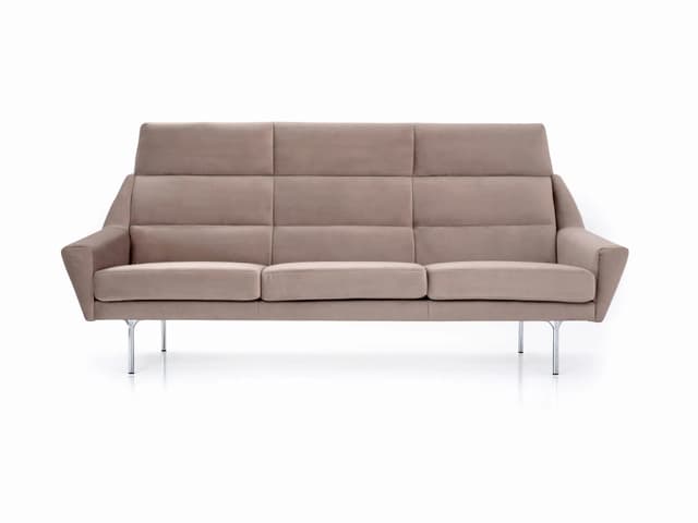 Sofa Mandal, beżowy velvet, Polska, lata 90. - WYMIARY