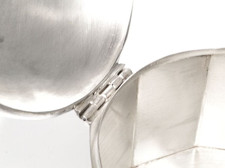 Sugar Bowl Art Deco, silver, Poland, 1930s - 361222