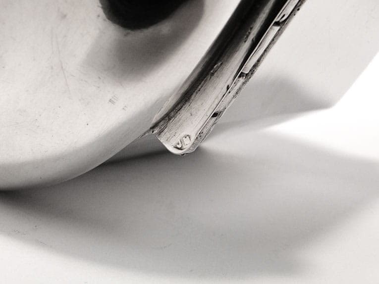 Sugar Bowl Art Deco, silver, Poland, 1930s - 361233