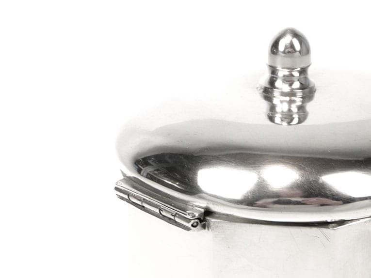 Sugar Bowl Art Deco, silver, Poland, 1930s - 361224