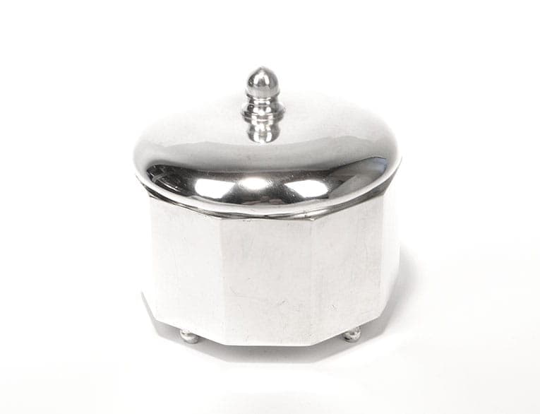 Sugar Bowl Art Deco, silver, Poland, 1930s - 361226