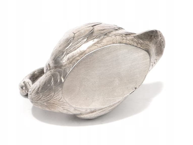 Salt cellar swan, silver silver, gilding gold, WMF, Germany, early 20th century - 361246