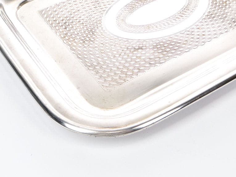 Guilloché tray, silver brass, Plewkiewicz, Poland, 19th century - 361267
