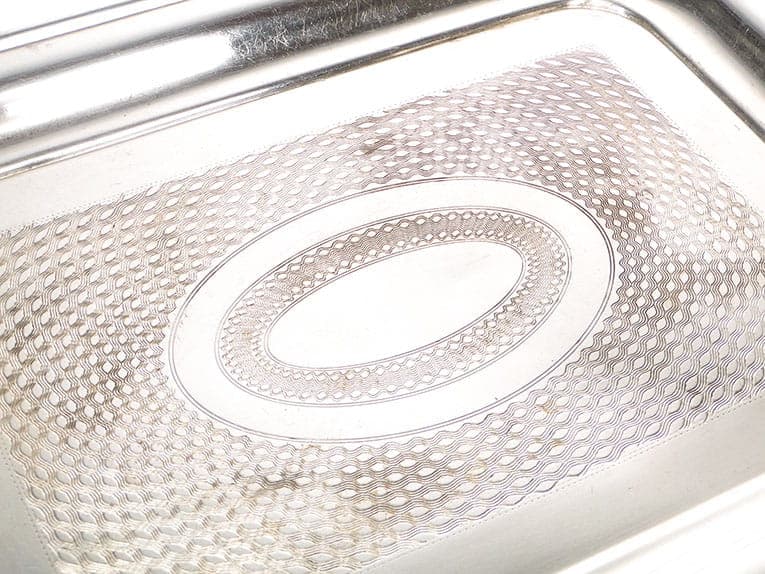 Guilloché tray, silver brass, Plewkiewicz, Poland, 19th century - 361266