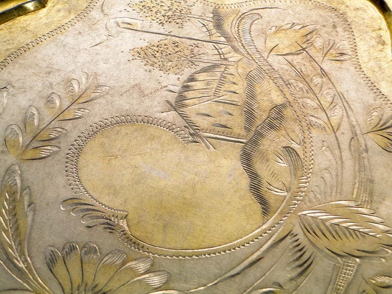 Art Nouveau tray, silver gold, silver gilt, Russia, early 20th century - 361310