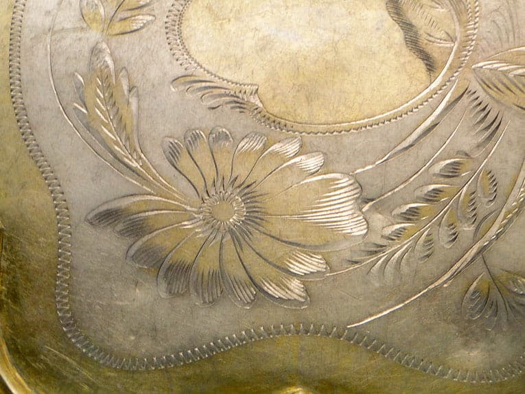 Art Nouveau tray, silver gold, silver gilt, Russia, early 20th century - 361311