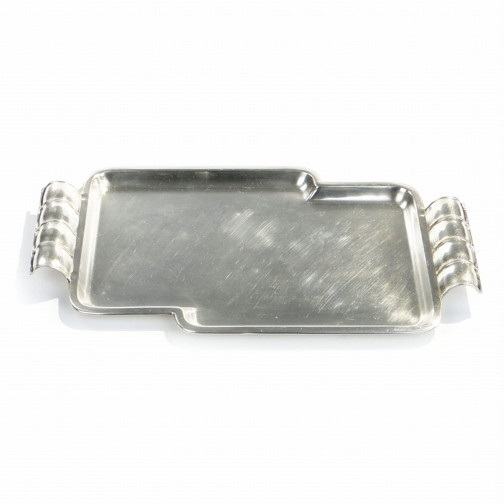 Tray Art Deco, silver, brass, Sandrik, Slovakia, 1920s - 361322