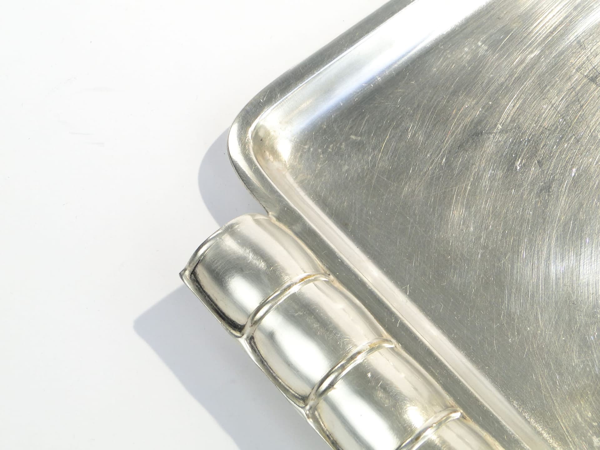 Tray Art Deco, silver, brass, Sandrik, Slovakia, 1920s - 361318