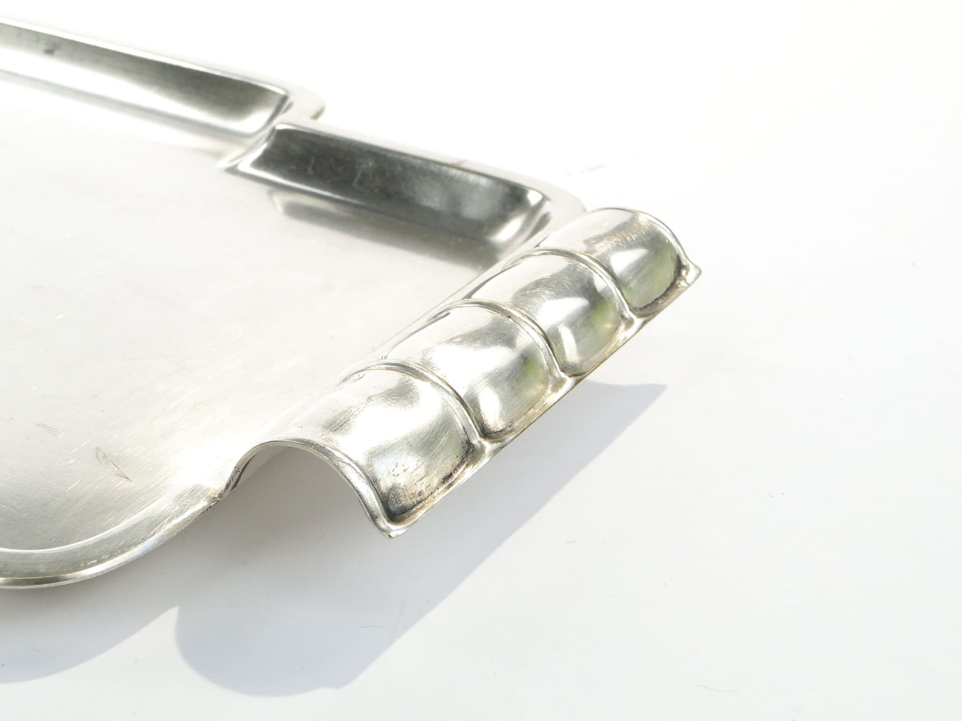 Tray Art Deco, silver, brass, Sandrik, Slovakia, 1920s - 361319