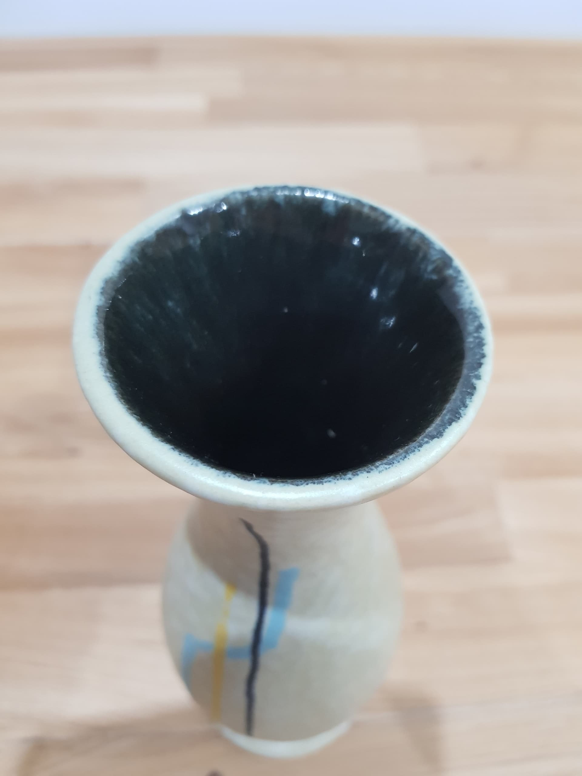 Vase Foreign, beige, ceramic, Scheurich, Germany, 1960s - 361462