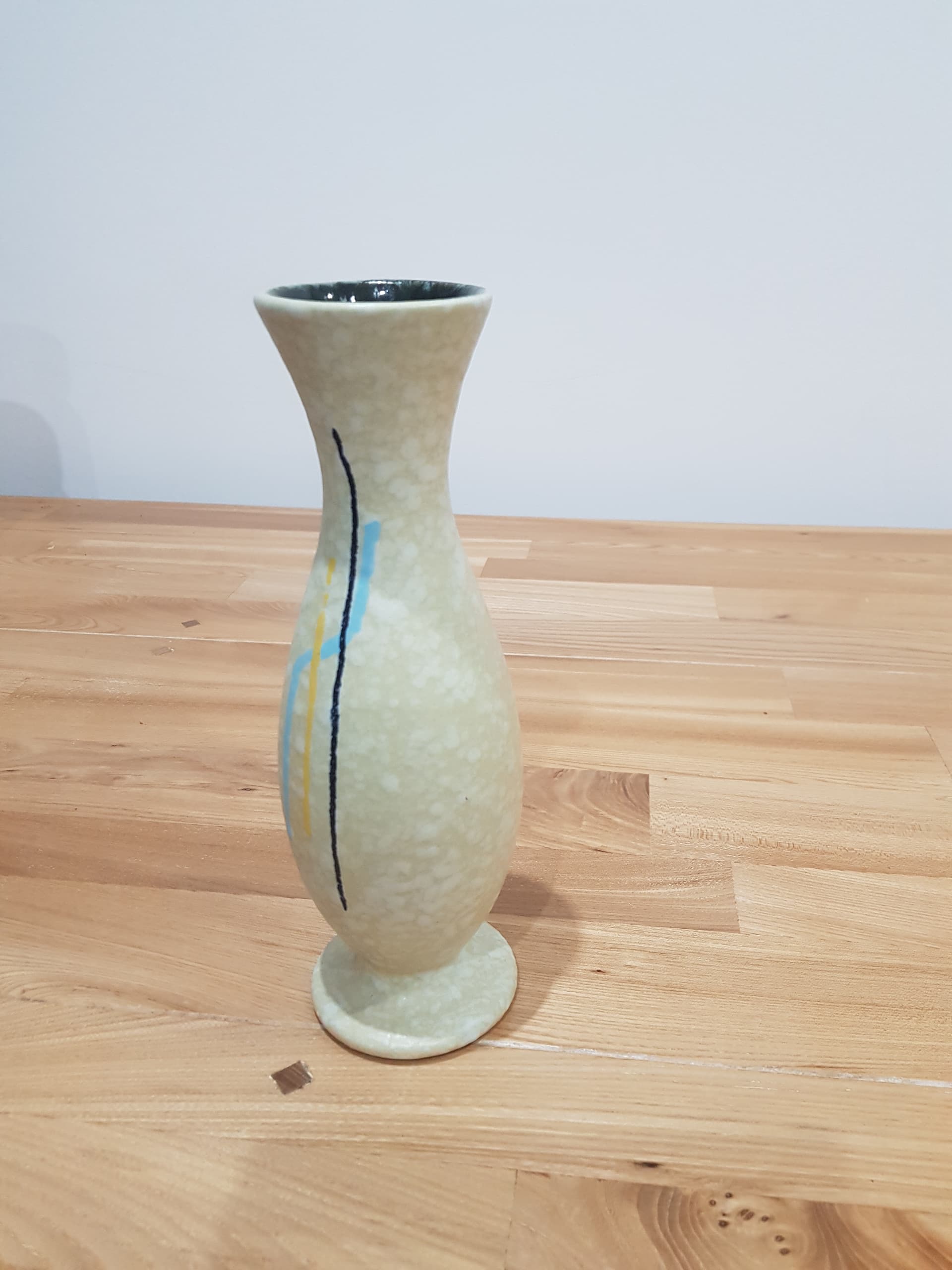 Vase Foreign, beige, ceramic, Scheurich, Germany, 1960s - 361461