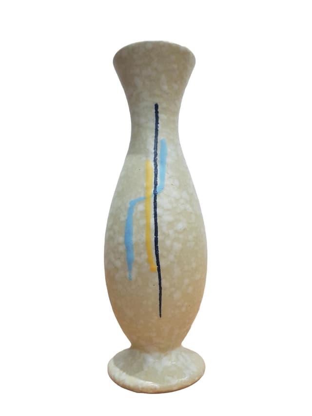 Vase Foreign, beige, ceramic, Scheurich, Germany, 1960s - DIMENSION