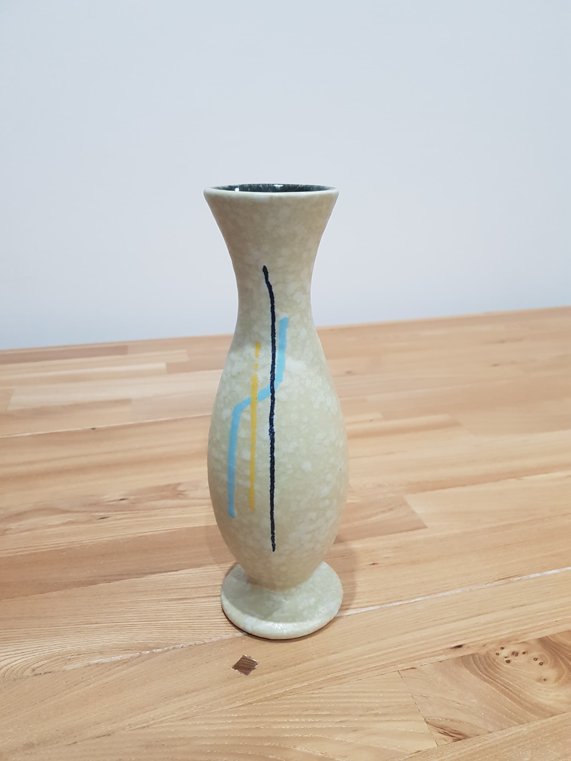 Vase Foreign, beige, ceramic, Scheurich, Germany, 1960s - 361459