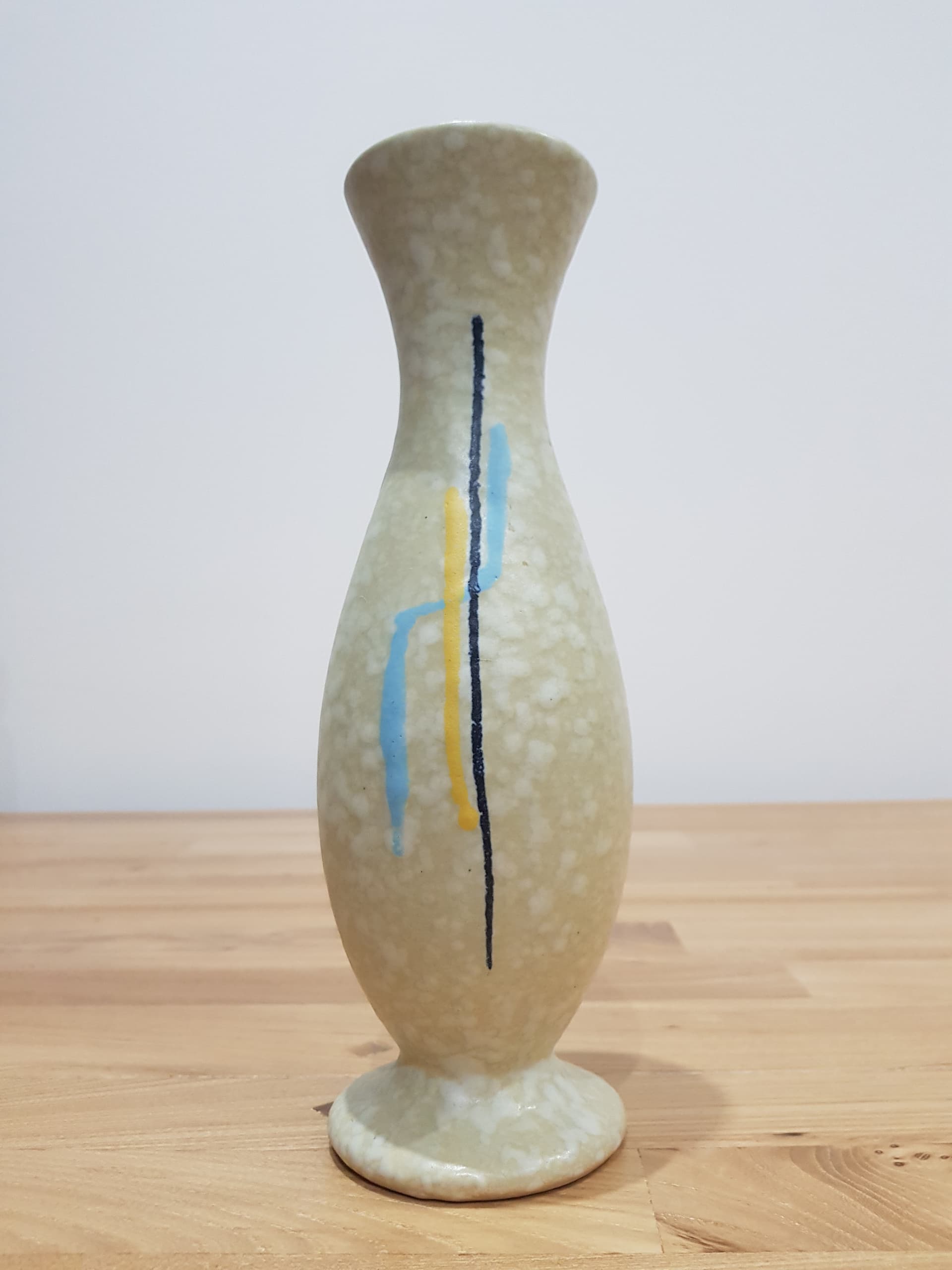 Vase Foreign, beige, ceramic, Scheurich, Germany, 1960s - 361455