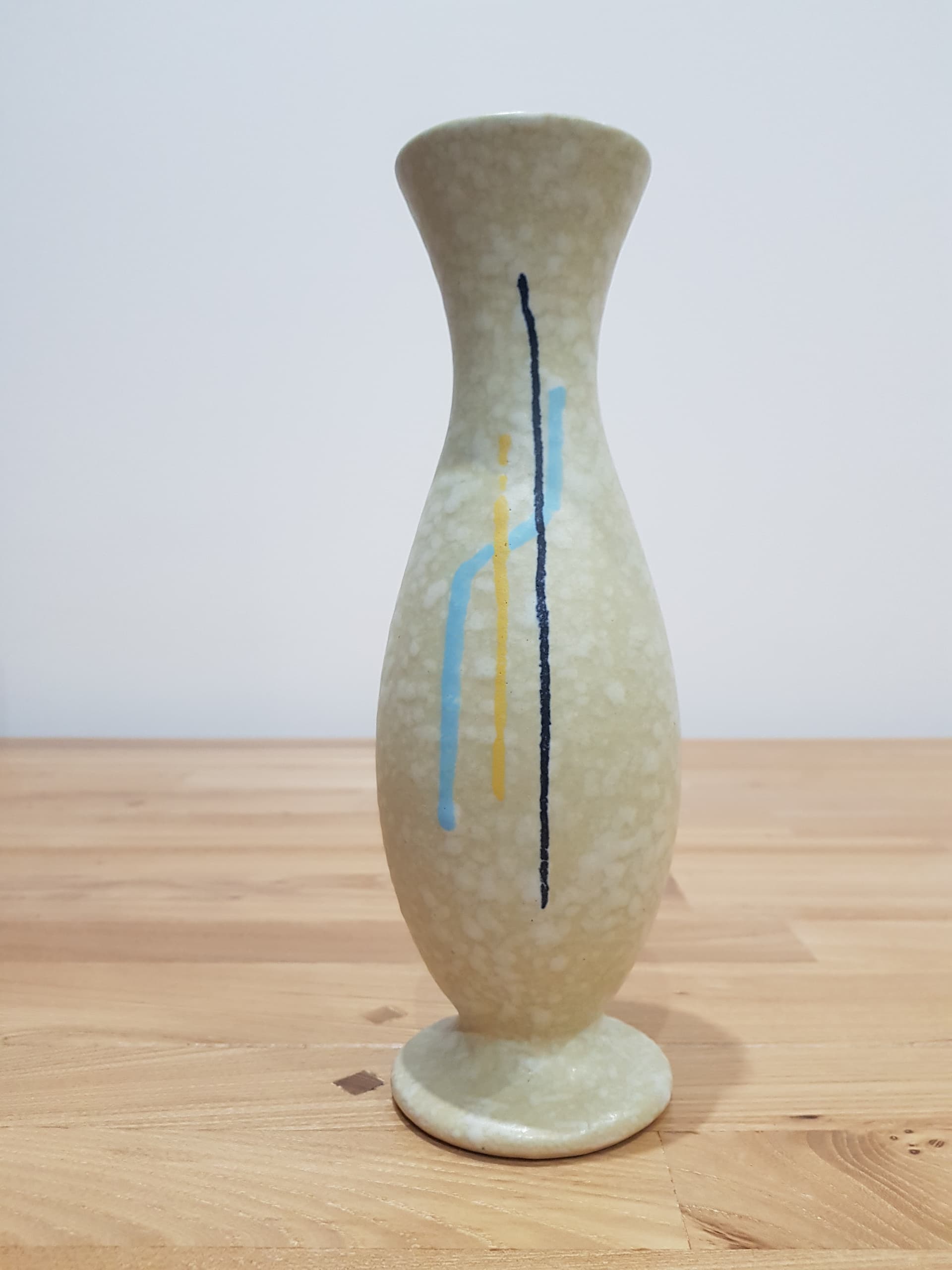 Vase Foreign, beige, ceramic, Scheurich, Germany, 1960s - 361457