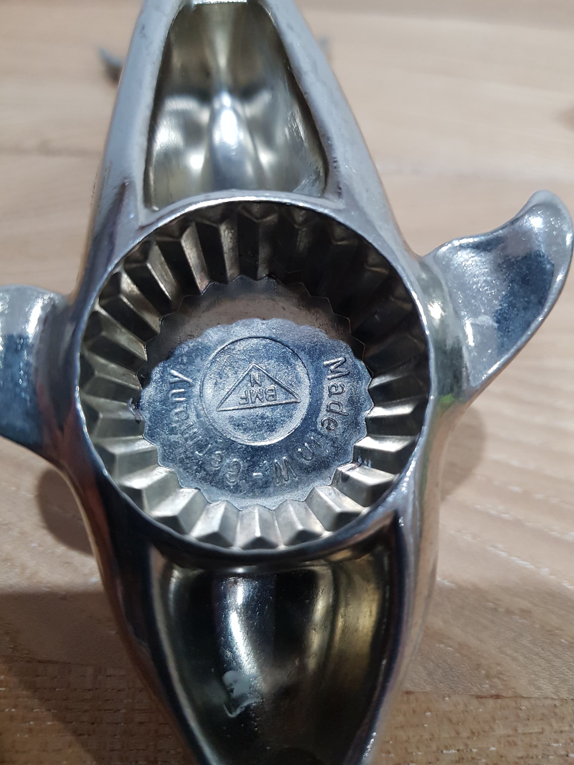Bottle Opener Dolphin, silver brass, BMF, Germany, 1970s - 361631