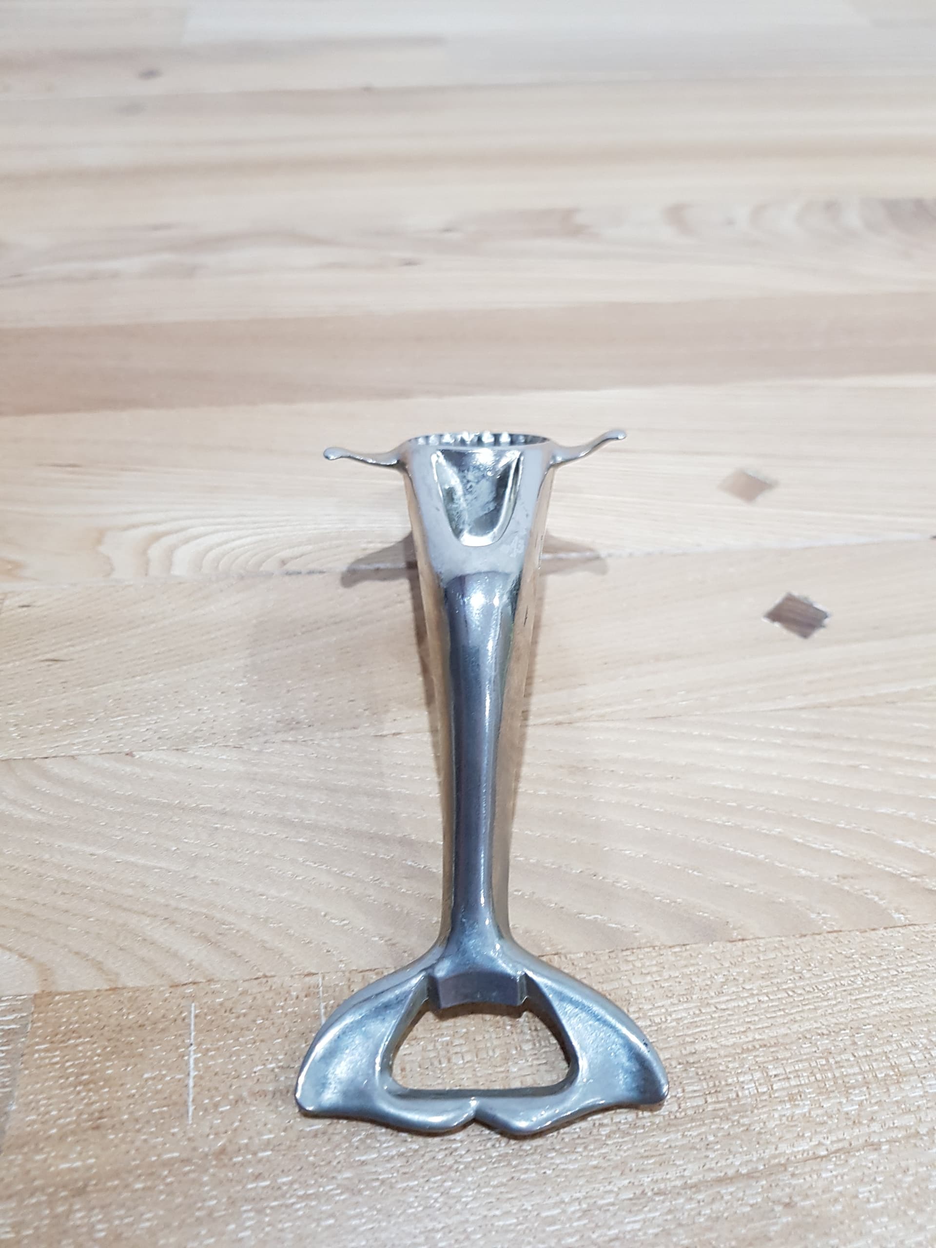 Bottle Opener Dolphin, silver brass, BMF, Germany, 1970s - 361627