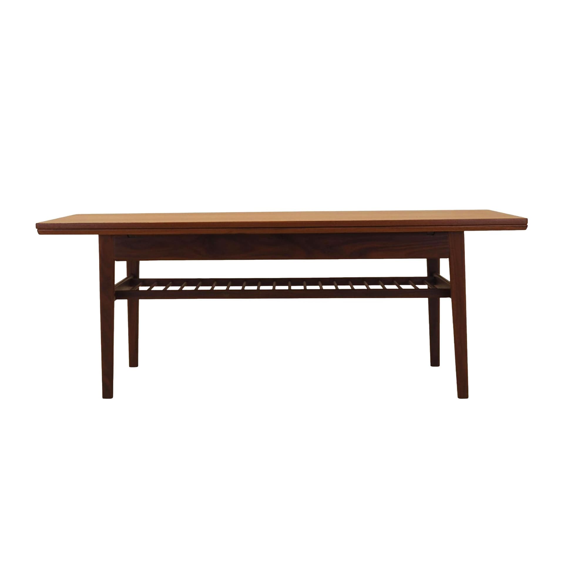 Coffee table, brown teak, Denmark, 1960s.