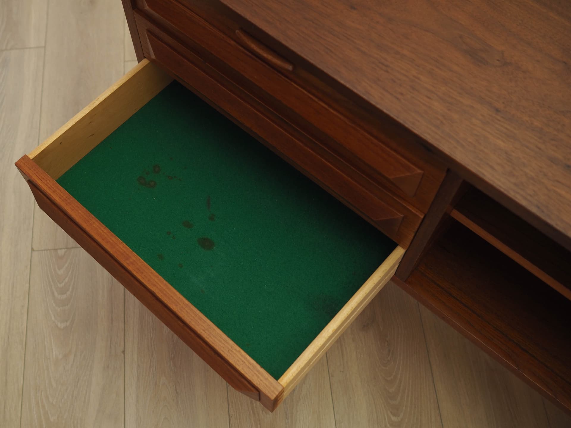 Sideboard, teak, brązowy, Dania, lata 70. - 362186