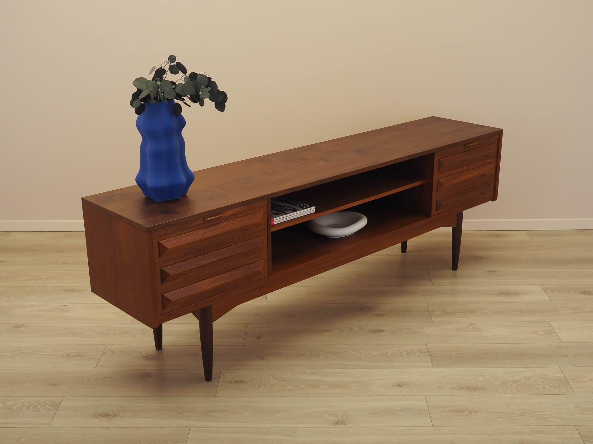 Sideboard, teak, brązowy, Dania, lata 70. - 362178