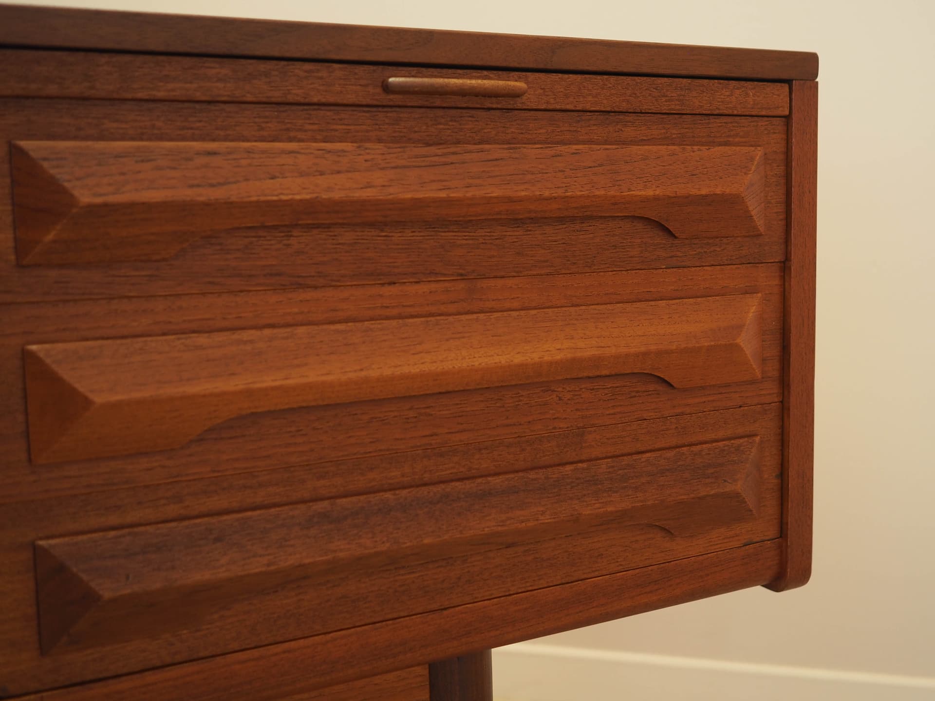 Sideboard, teak, brązowy, Dania, lata 70. - 362188