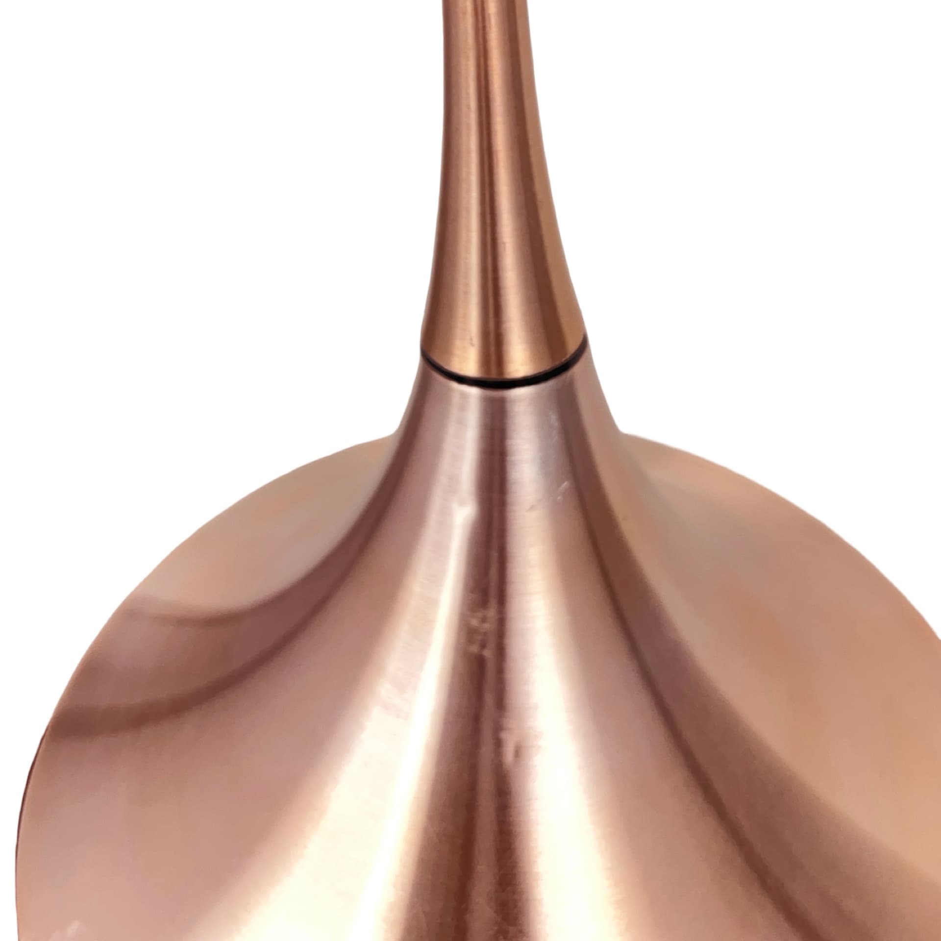 Pendant lamp Semi, copper, by R. Krüger, Staff Leuchten, Germany, 1970s. - 362222