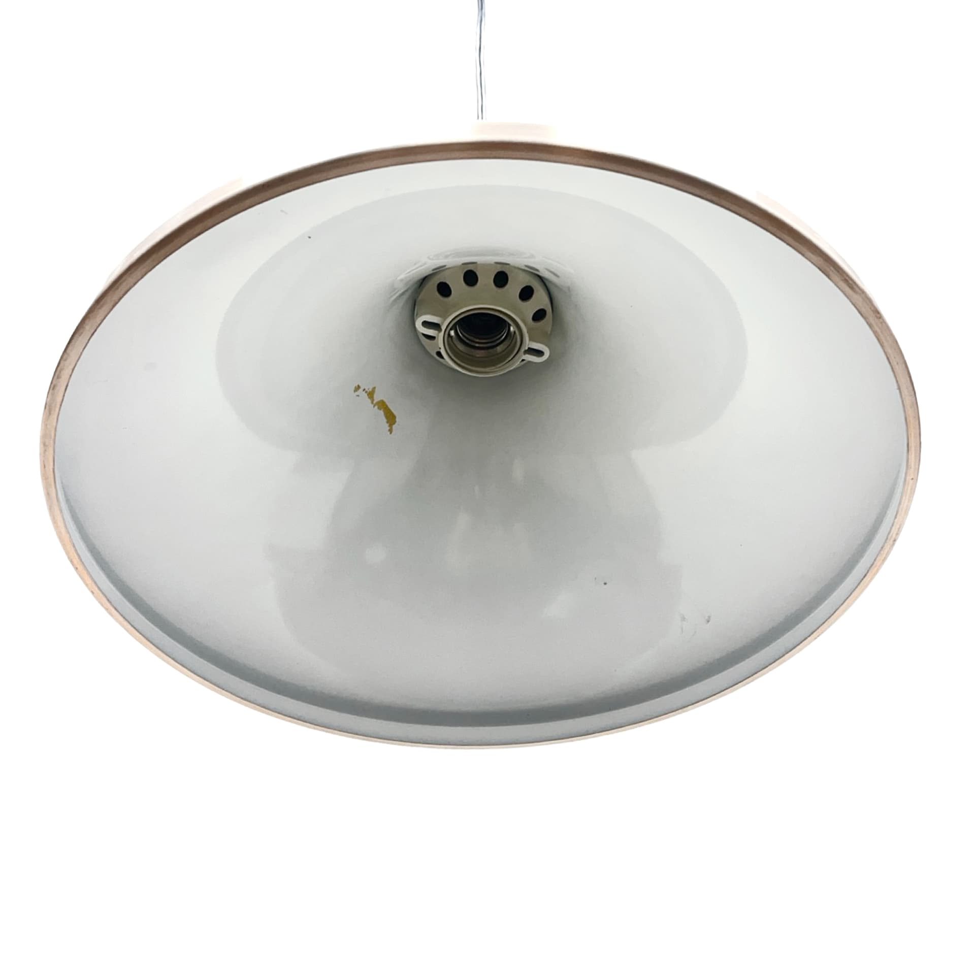 Pendant lamp Semi, copper, by R. Krüger, Staff Leuchten, Germany, 1970s. - 362233