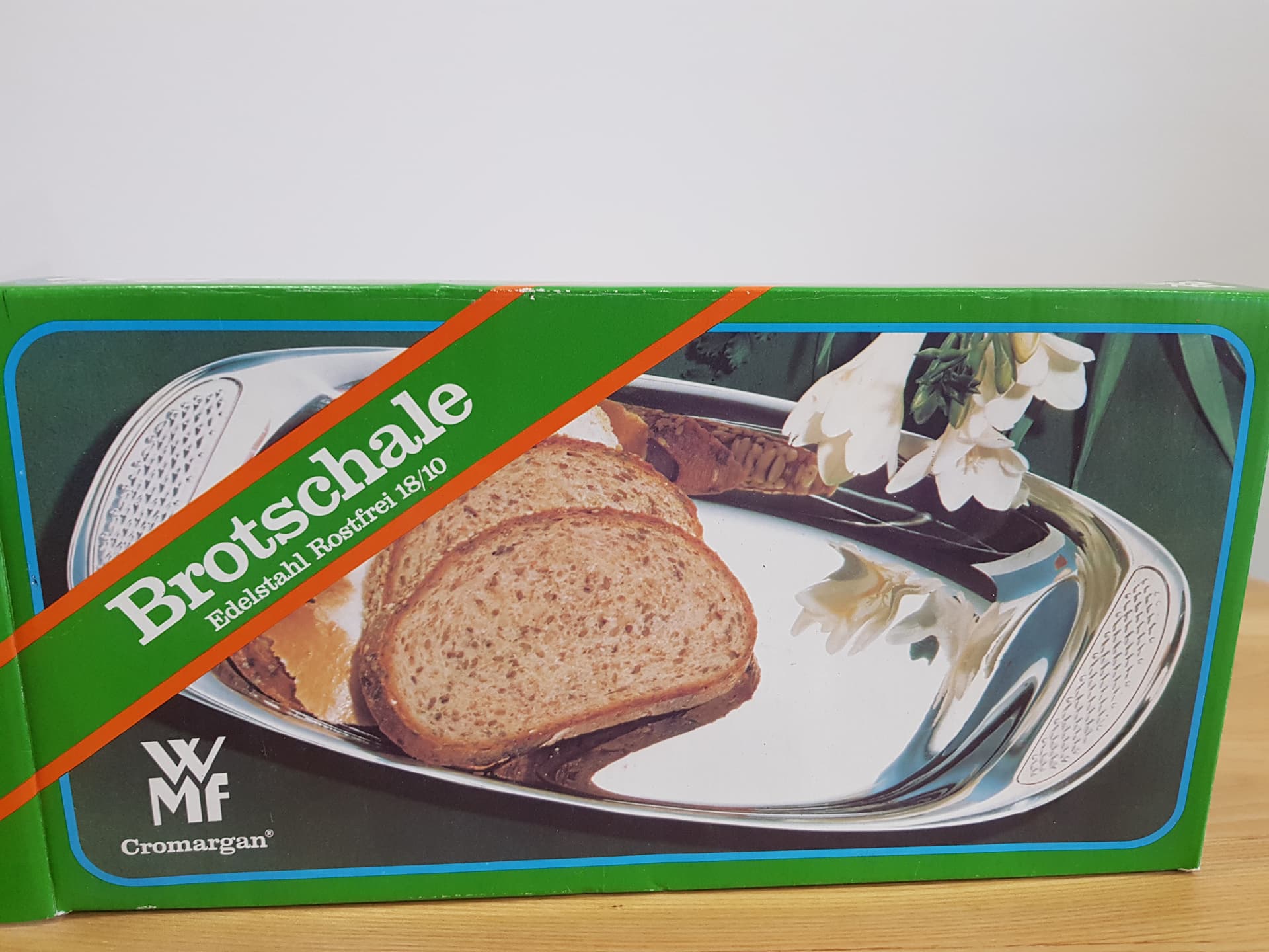 Tray Cromargan, stainless steel silver, WMF, Germany, 1960s. - 362218