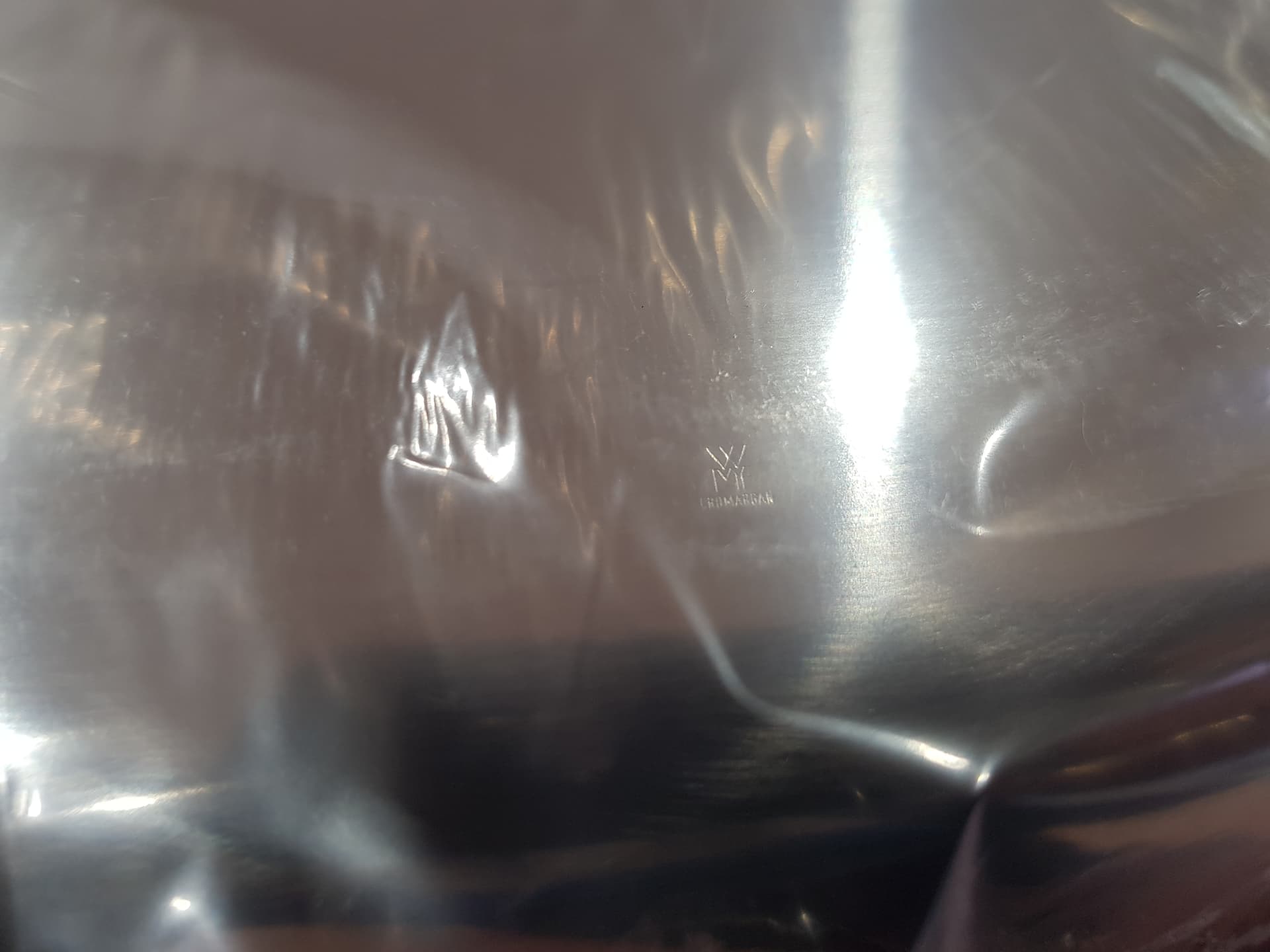 Tray Cromargan, stainless steel silver, WMF, Germany, 1960s. - 362217