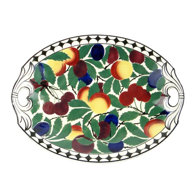 Ceramic Fruit Platter, white, Villeroy & Boch, Germany, 19th century - DIMENSION