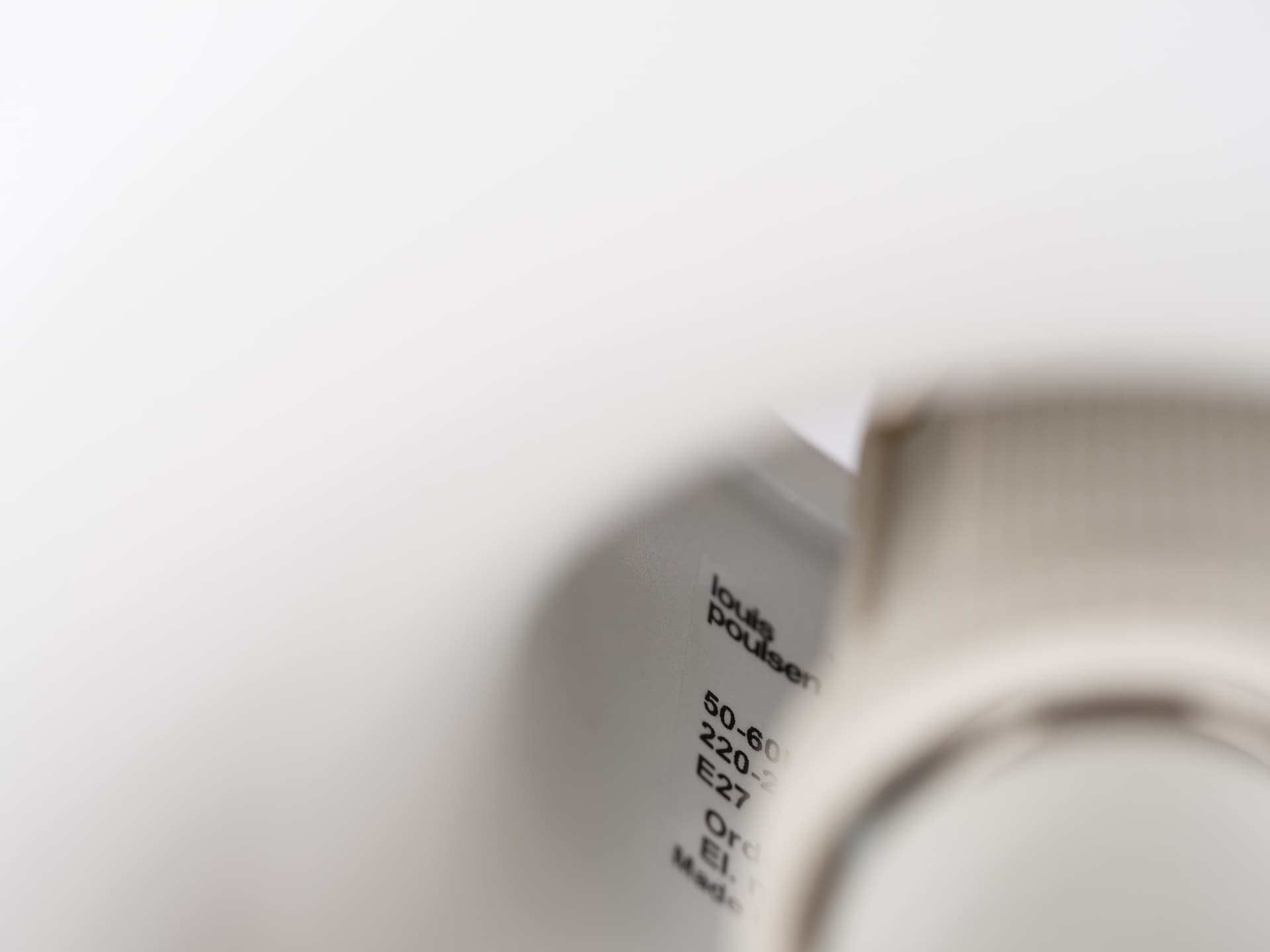 Pendant lamp PH 5, white, metal, by P. Henningsen, Louis Poulsen, Denmark, 1980s. - 362543